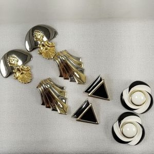 🇨🇦 Lot Of 4 Pairs 1980s Shoe Clips